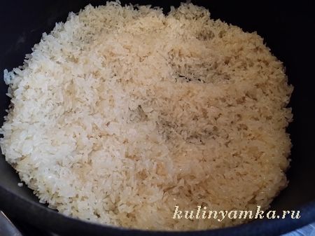 рис в тефлоновой кастрюле