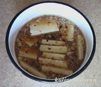 Тофу замаринованный в соусе