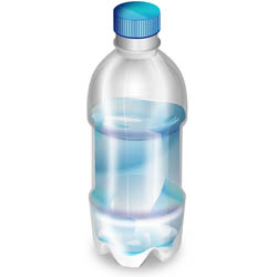 Чистая вода в бутылках