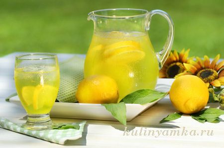рецепт лимонада домашнего