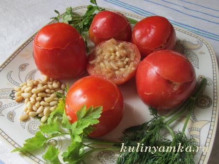 рецепт фаршированных помидор с хреном