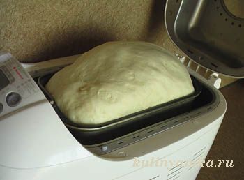 Готовое тесто в хлебопечке