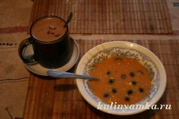 Суп пюре с помидорами и брынзой рецепт