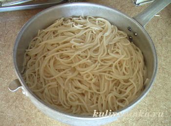 Как приготовить спагетти с грибами и овощами
