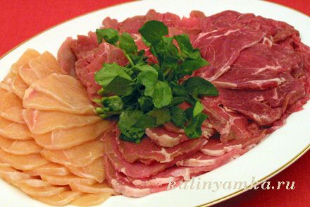 как красиво нарезать мясо на праздничный стол