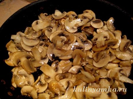 рецепт грибов жареных