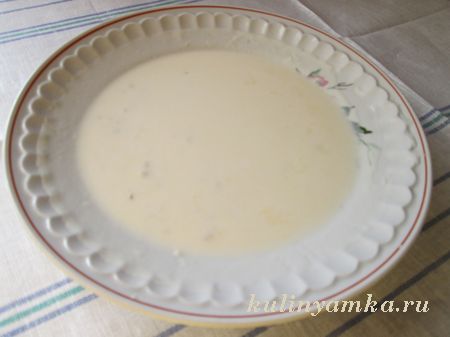 рецепт овсяного молочного супа