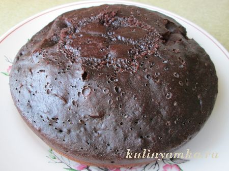 шоколадный кекс в мультиварке