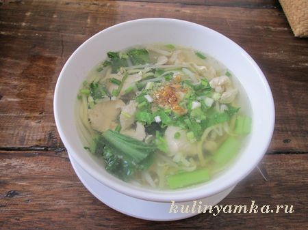 тайский суп с кокосовым молоком